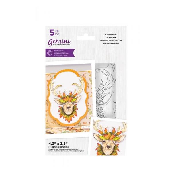 Gemini A Deer Friend Stamp & Die  - Stempel & Stanze 