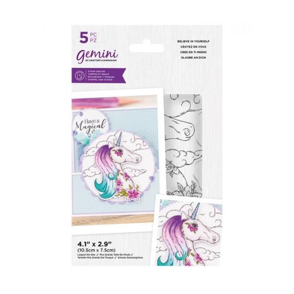 Gemini Believe in Yourself Stamp & Die  - Stempel & Stanze 