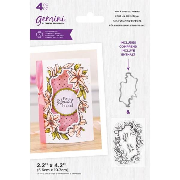 Gemini For a Special Friend Stamp & Die  - Stempel & Stanze 