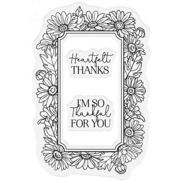 Gemini Heartfelt Thanks Stamp & Die  - Stempel & Stanze 