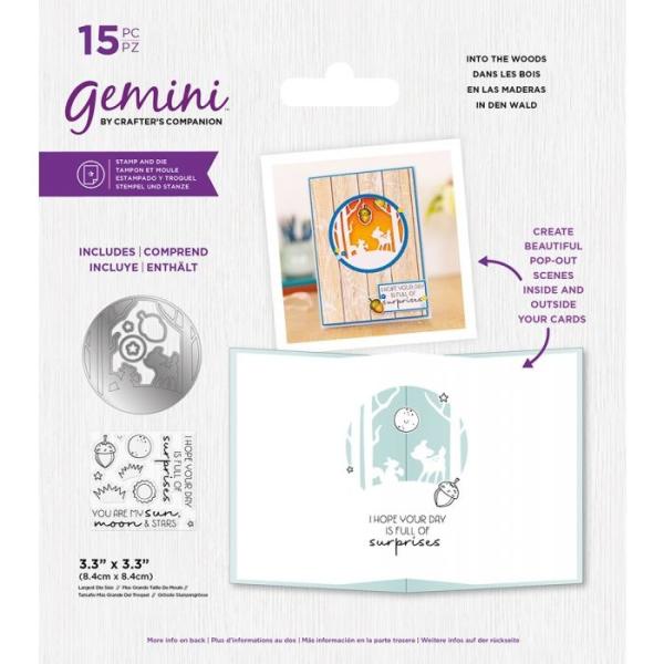 Gemini Into the Woods Stamp & Die  - Stempel & Stanze 