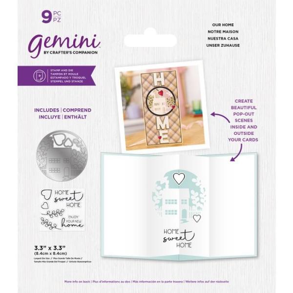 Gemini Our Home Stamp & Die  - Stempel & Stanze 