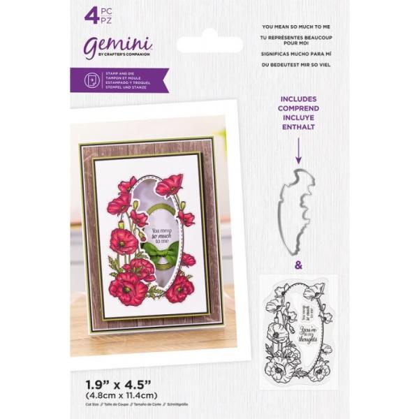 Gemini You Mean so Much to Me Stamp & Die  - Stempel & Stanze 