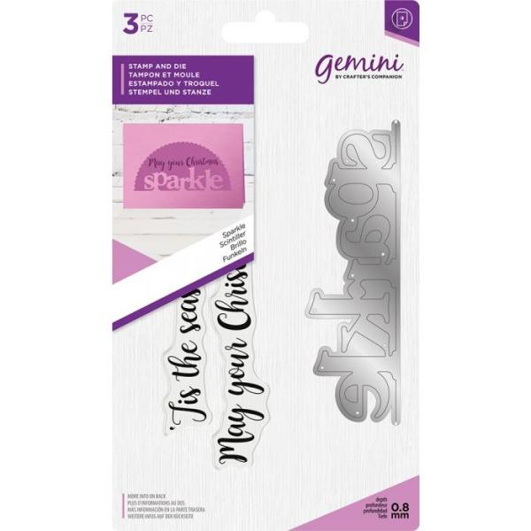 Gemini Sparkle Stamp & Die  - Stempel & Stanze 