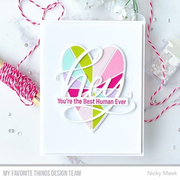 My Favorite Things Die-namics "Heart Burst Hellos" | Stanzschablone | Stanze | Craft Die