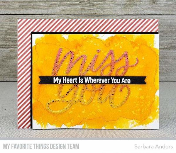 My Favorite Things Die-namics "Miss You" | Stanzschablone | Stanze | Craft Die