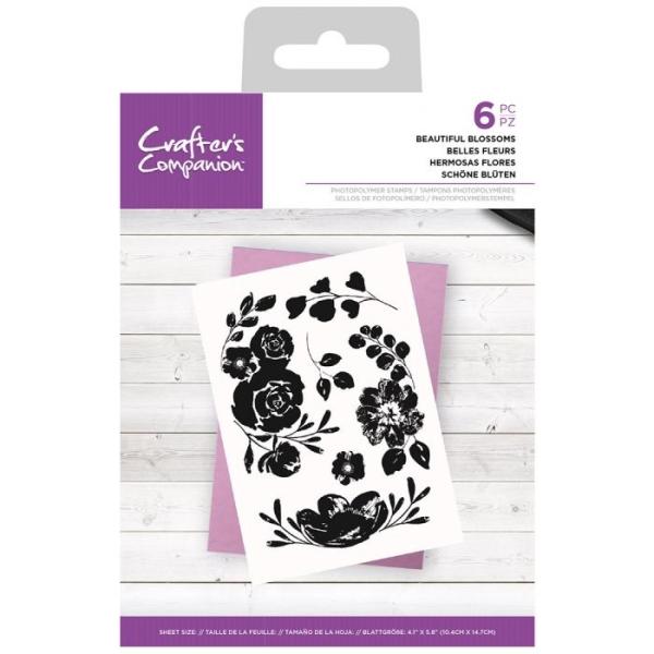 Crafters Companion - Beautiful Blossoms  - Clear Stamps