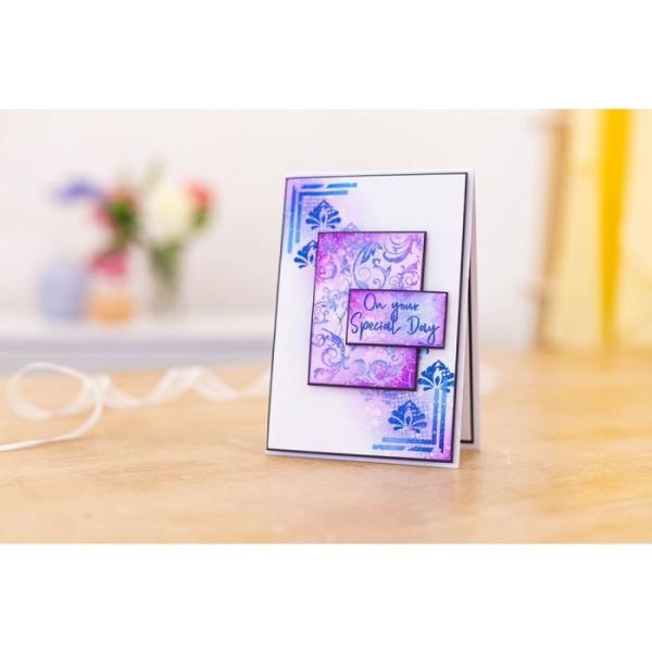 Crafters Companion - Swirly Florals  - Clear Stamps