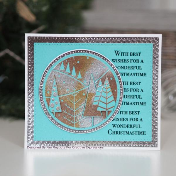 Woodware Festive circle  Clear Stamps - Stempel 