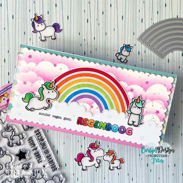 Carlijn Design Outline Regenboog  Cutting Dies - Stanzen