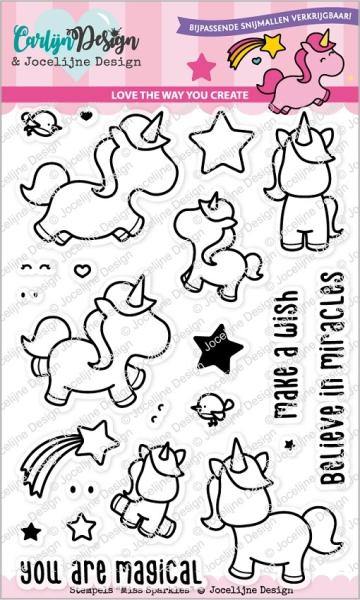 Carlijn Design Miss Sparkles   Clear Stamps - Stempel 