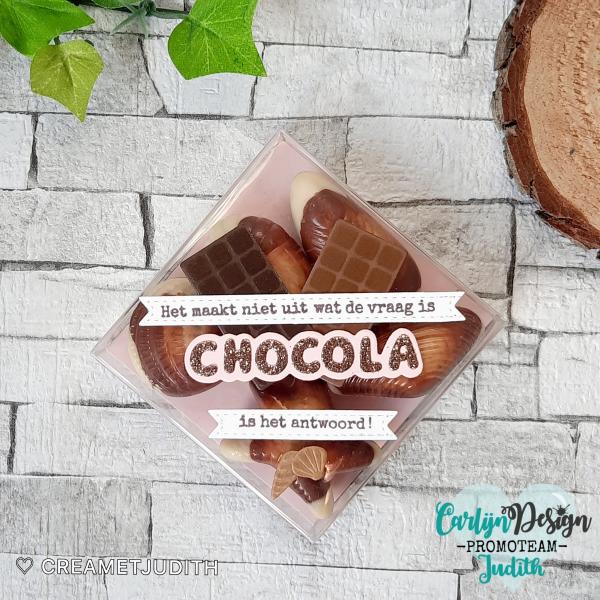 Carlijn Design Foute Chocola  Cutting Dies - Stanzen