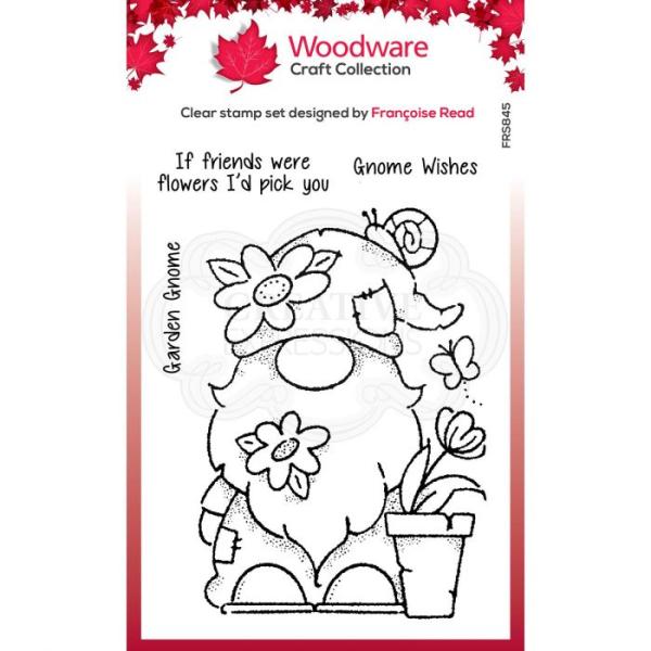 Woodware Gartenzwerg  Clear Stamps - Stempel 