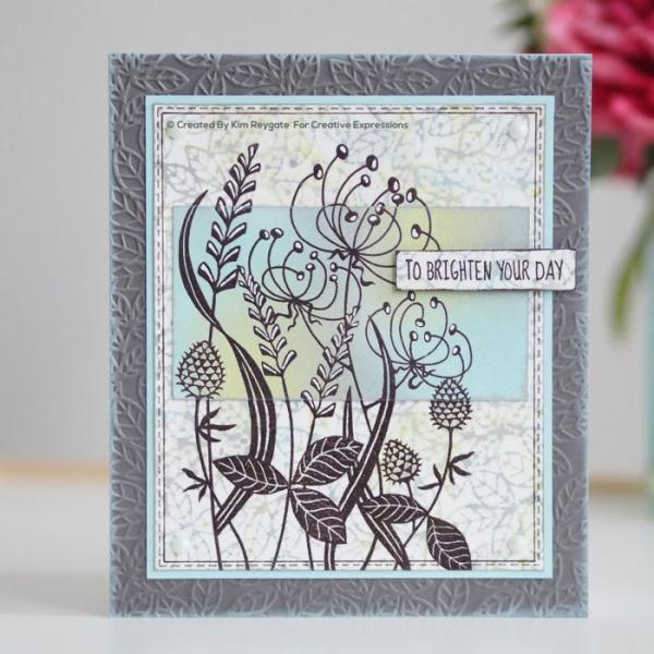 Woodware wilde Wiese  Clear Stamps - Stempel 