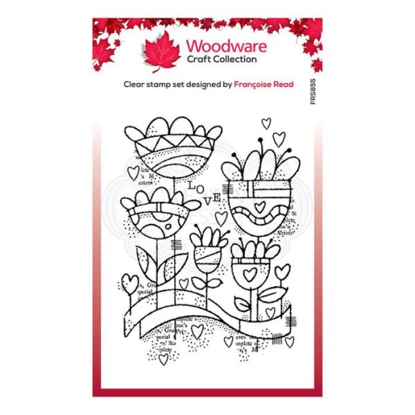 Woodware Love garden  Clear Stamps - Stempel 