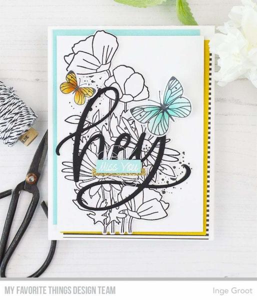 My Favorite Things Stempelset "Freshly Picked Bouquet" Clear Stamp Set