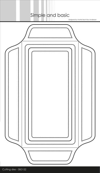 Simple and Basic "Mini Slimcard Envelope Cutting " Stanze -  Die