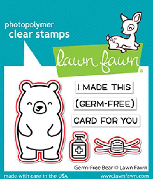 Lawn Fawn Craft Dies - Germ-Free Bear