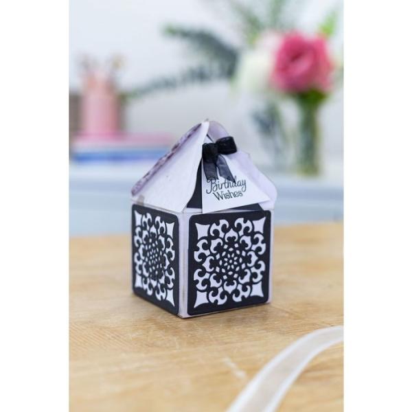 Gemini Country Cottage Favour Box Dimensionals Die & Stencil  - Stanze - Box