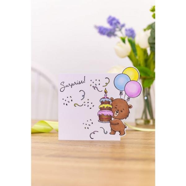 Gemini Birthday Balloons Stamp & Die  - Stempel & Stanze 