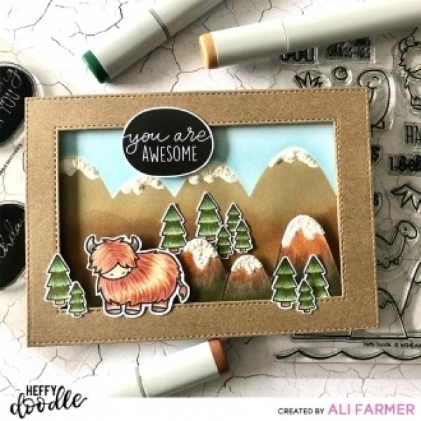 Heffy Doodle Highland Honeys  Cutting Dies - Stanze