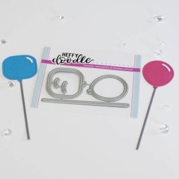 Heffy Doodle Stitched Balloon  Cutting Dies - Stanze  