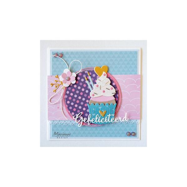 Marianne Design -  Collectables Präge- und Stanzschablone - Cupcakes von Marleen