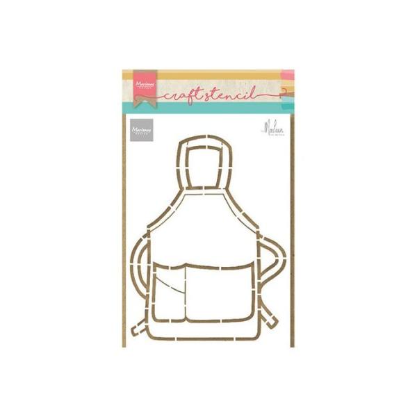 Marianne Design -  Craft Stencil Apron by Marleen