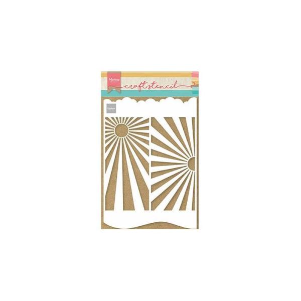 Marianne Design -  Craft stencil Slimline Sunburst