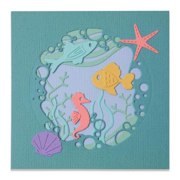 Sizzix Thinlits Craft Die - Ocean Scene