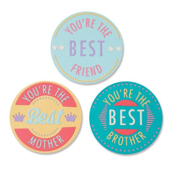 Sizzix Thinlits Craft Die - You're the best