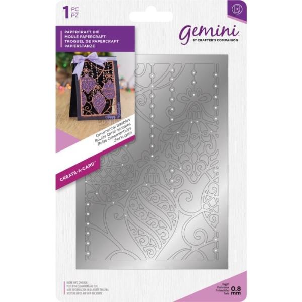 Gemini Ornamental Baubles Create-a-Card Die  - Stanze - 