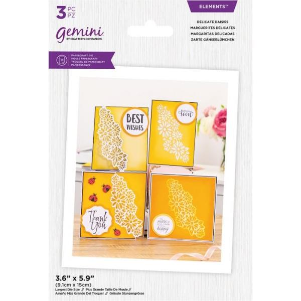 Gemini Delicate Daisies Elements Dies  - Stanze - 