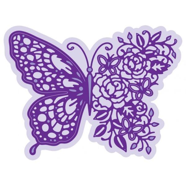 Gemini Floral Butterfly Elements Dies  - Stanze - 