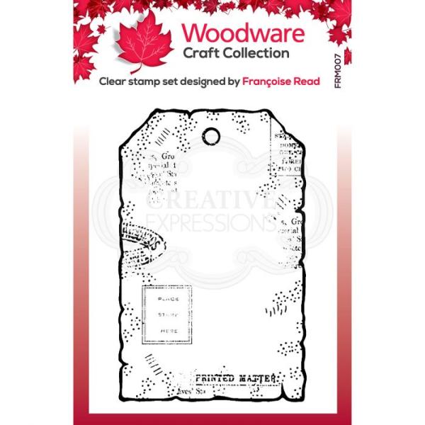 Woodware Tiny Tag  Clear Stamps - Stempel 