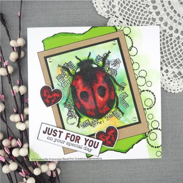 Woodware Ladybird  Clear Stamps - Stempel 