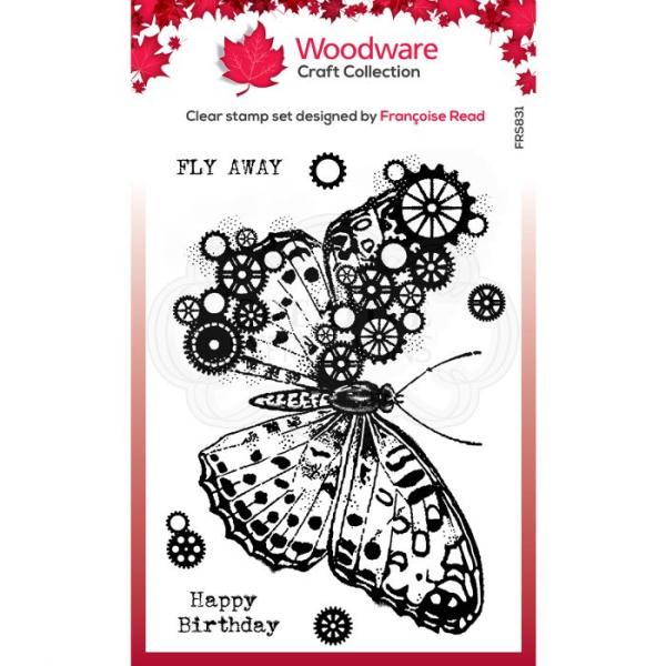 Woodware Butterfly  Clear Stamps - Stempel 