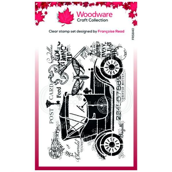 Woodware Vintage Car  Clear Stamps - Stempel 