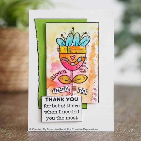 Woodware Blooming  Clear Stamps - Stempel 