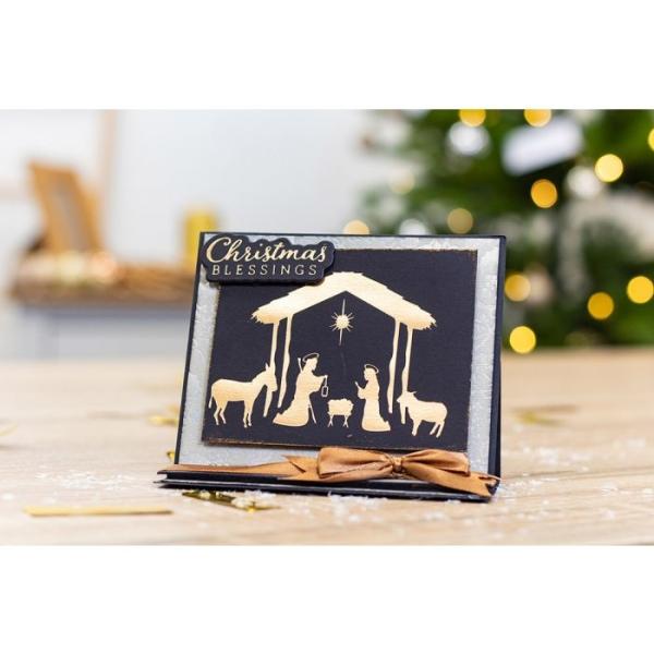 Gemini Foil Stamp  Foil Stamp Die Elements Nativity Scene  -  Hotfoil - 