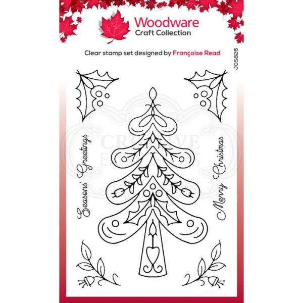 Woodware Nordic Tree  Clear Stamps - Stempel 