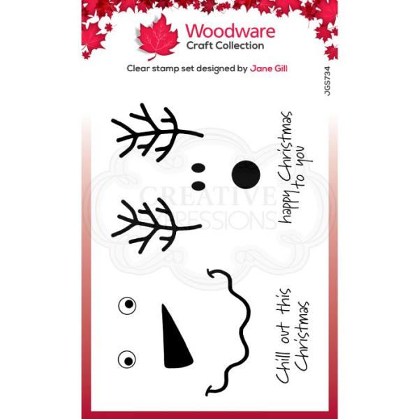 Woodware Festive Faces  Clear Stamps - Stempel 