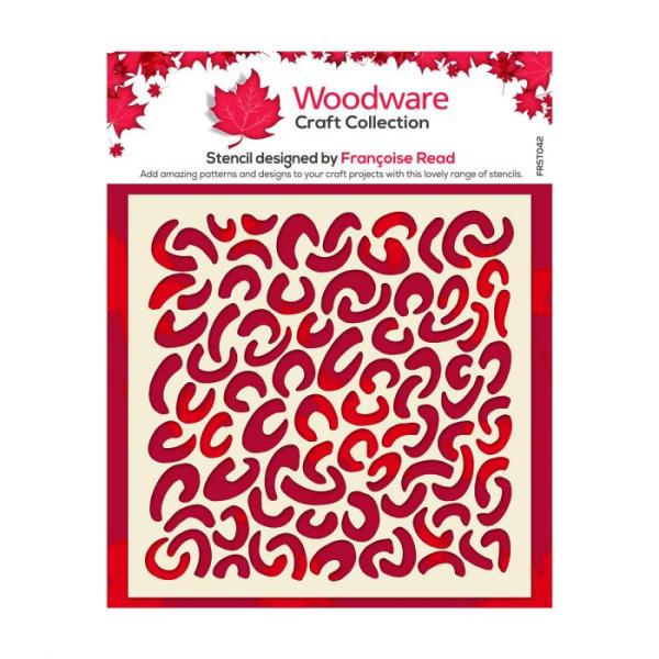 Woodware  - Stencil Faux Leopard - Schablone