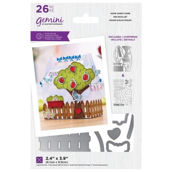 Gemini Home Sweet Home Stamp & Die  - Stempel & Stanze 