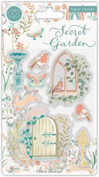 Craft Consortium Secret Garden Clear Stamps 