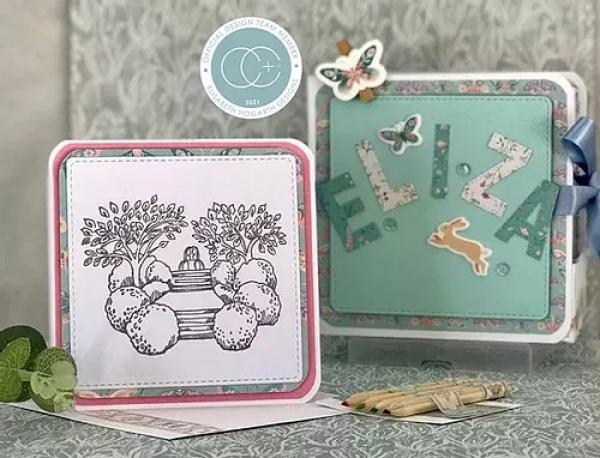 Craft Consortium Secret Garden Topiary Clear Stamps 