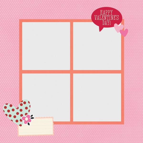 Simple Stories Simple Pages Pieces Valentine's Day (15905)   -  Stanzteile