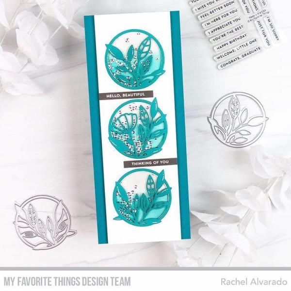 My Favorite Things Die-namics "In-Focus Floral Frames" | Stanzschablone | Stanze | Craft Die