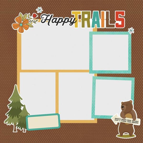 Simple Stories Simple Pages Pieces Happy Trails (15923)   -  Stanzteile