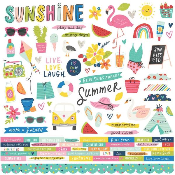 Simple Stories Simple  Sunkissed Collection  Kit